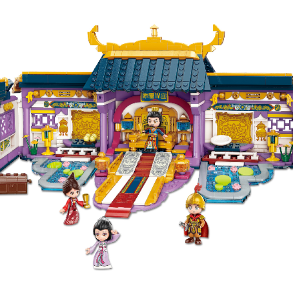 Конструктор Qman, Мулан, Героинята на древен Китай, Церемония по награждаване, 979 части-lJdbw.png