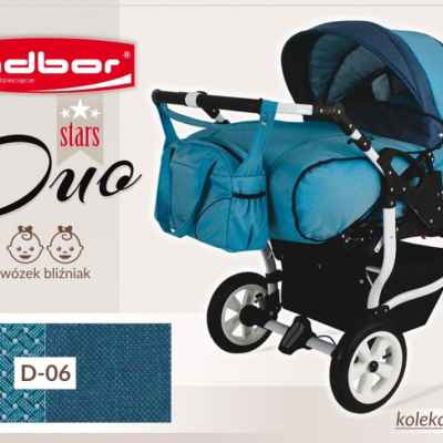 Бебешка количка за близнаци Adbor Duo Stars цвят:D06