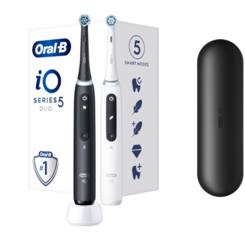 Електрическа четка за зъби ORAL-B Io5 Duo Black+White