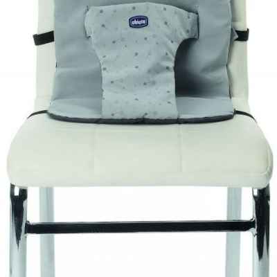 Сгъваема седалка за хранене Chicco Wrappy, Grey