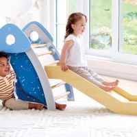 Дървен комплект Hape, 4 в 1 Комплект за катерене и пързаляне-m4atV.jpeg