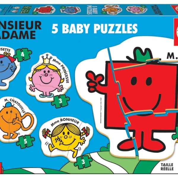 Пъзел Educa, Мосю Мадам, 3/3/4/4/5 части-mIn67.jpeg