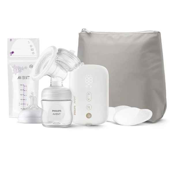 Комплект Philips Avent, ел. помпа, шише 125 мл с биберон, несесер, торбички за кърма и 4 бр. подплънки-mMTNn.jpeg