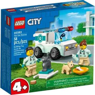 Конструктор LEGO City Спасение с ветеринарен бус