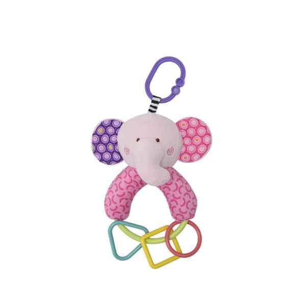 Дрънкалка Lorelli Toys ФИГУРИ, Розово слонче-mvUpL.jpg