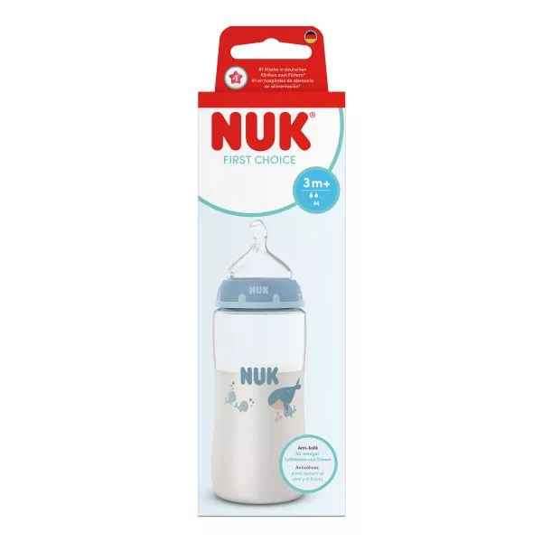 Шише РР Nuk First Choice Temperature control 300мл. силиконов биберон 3+мес. р-р М, Кит-n16ql.jpeg