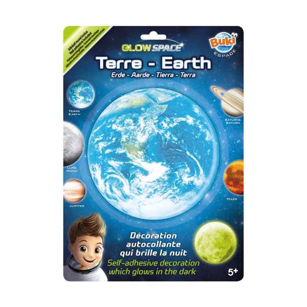 Космос Buki France Фосфоресцираща планета, Земя-n372v.jpeg
