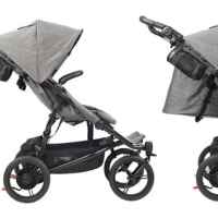 Бебешка количка за близнаци Mountain Buggy Duet Luxury Collection, Сива-n3Hav.jpg