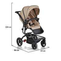 Комбинирана бебешка количка 2в1 Cangaroo Ellada, бежов-n89rG.jpeg