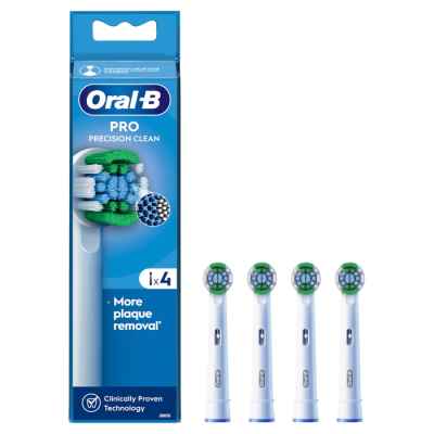 Накрайник за електрическа четка за зъби Oral-B Precision Clean EB 20-4, 4 бр.