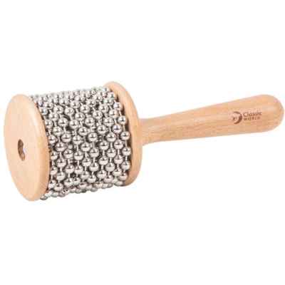 Малка дървена кабаса Classic World Educational, с метални топчета