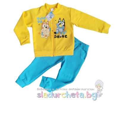 Комплект от 2 части Светли - суитшърт и долнище