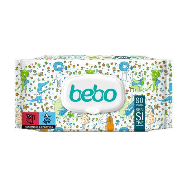 Влажни кърпички Бебо Sensitive, с капак 80 бр.-nSqno.jpeg
