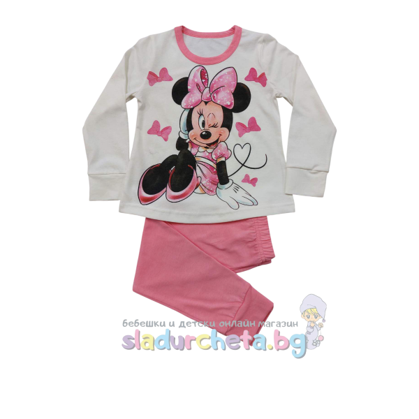 Детска пижама Венера, Мини Маус бял/розов-nYLkd.png