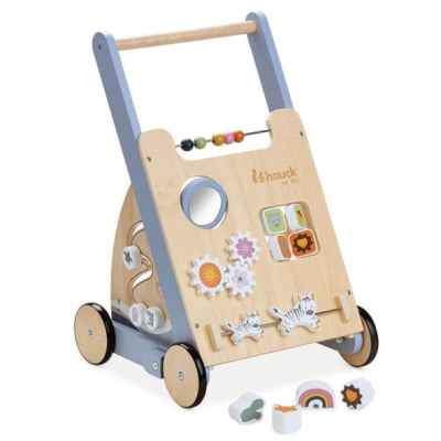Проходилка и играчка за бутане Hauck Learn to Walk Дървена, с активити център