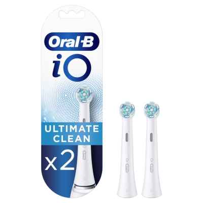 Накрайник за електрическа четка за зъби Oral-B IO Ultimate Clean, бял 2 бр.