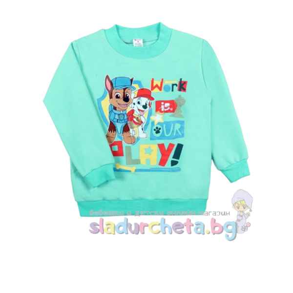 Детска блуза Светли, мента-nfsyF.jpeg