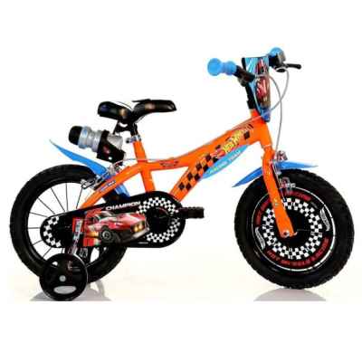 Детски велосипед Dino Bikes 16, Hot Wheels с бутилка