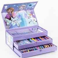 Триетажен куфар с моливи, флумастрери и боички Cerda, Frozen-nuYzW.jpeg