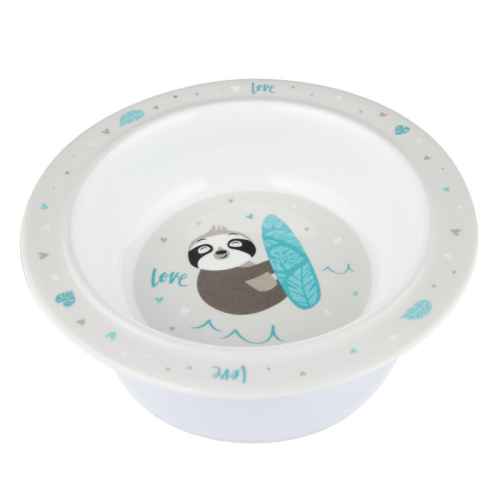 Меламинова купа с вакуумен ринг Canpol, Exotic animals, сива