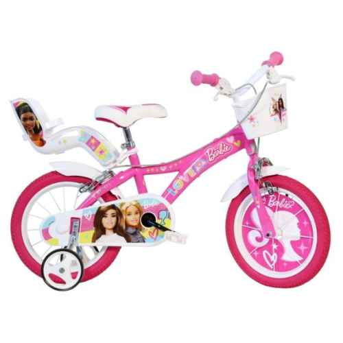 Детски велосипед Dino Bikes 16, Barbie розов