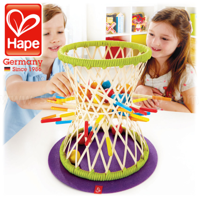 Дървена игра с издърпване на клечки Hape