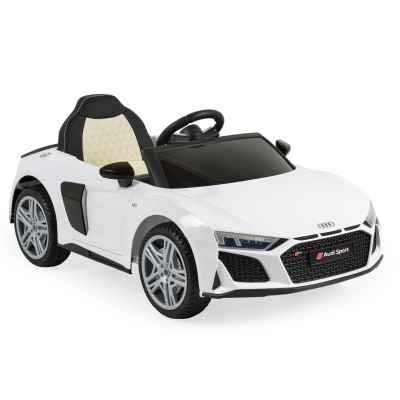Акумулаторна кола Audi R8 Spyder, бял