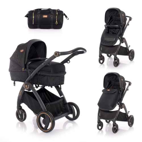 Комбинирана бебешка количка 2в1 Lorelli ADRIA, Black