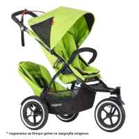 Бебешка количка Phil & Teds Sport V5 за едно или породени деца, Светлозелено-oCvN3.jpg