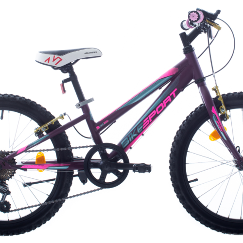 Детски велосипед Bikesport Viky 20, лъскаво лилав