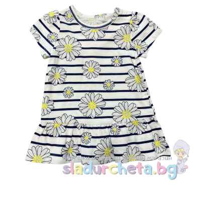 Бебешка рокля Cherubino, цветя