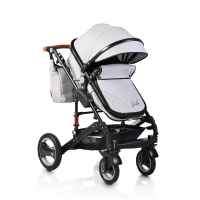 Комбинирана бебешка количка Moni Gala, светлосива-oWVDb.jpg