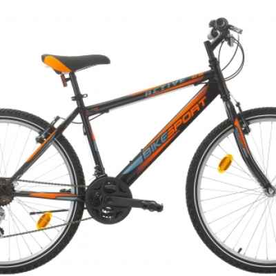 Велосипед Bikesport Active 26, черен/оранжев