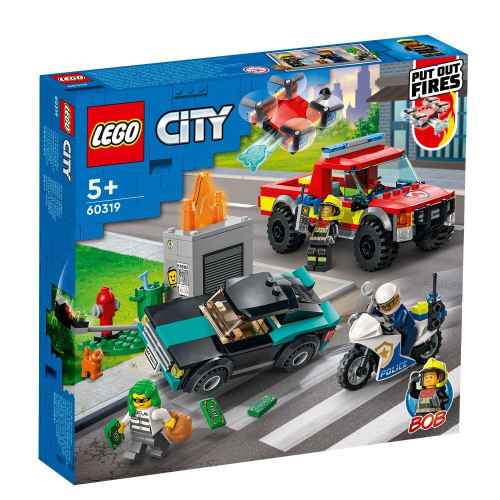 Конструктор LEGO City Спасение при пожар и полиц.преследване