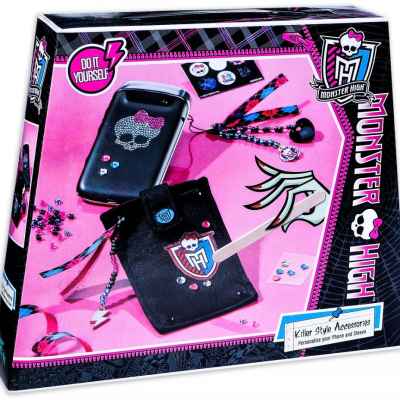 Творчески комплект Totum, Monster High, Декорирай сам своя телефон
