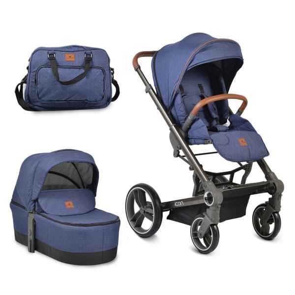 Комбинирана бебешка количка Cangaroo Icon 2в1, синя-ofIgb.jpg