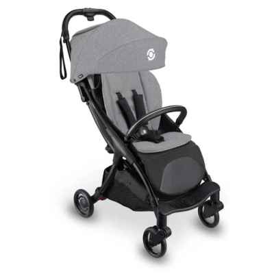 Лятна бебешка количка Globber Stroll Lite, сива