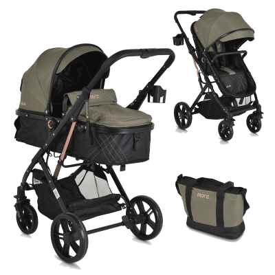 Комбинирана бебешка количка 2в1 Moni Rafaello, зелен