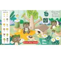 Интерактивен дървен комплект Hape, Пикник с пчели и кошер, 15 части-pUIOE.jpeg