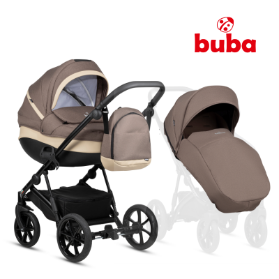 Бебешка количка 2в1 Buba ZAZA 2, 024 Coffee Brown