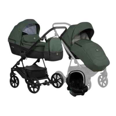 Комбинирана бебешка количка 3в1 Tutis VIVA 5+, Emerald