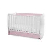 Бебешко легло Lorelli DREAM 60/120, бяло/ochrid pink-phJ62.jpeg