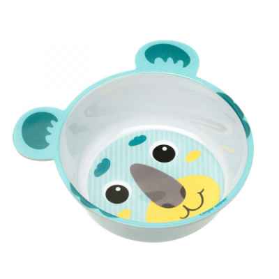 Меламинова купа с ушички Canpol, Hello little, зелена