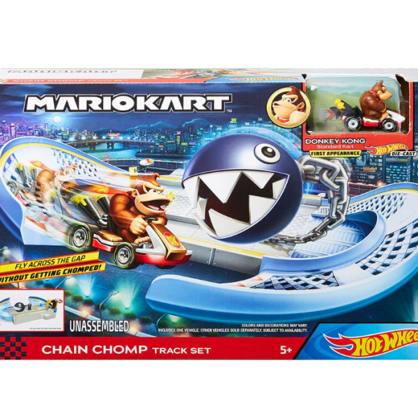 Супер Марио колички, комплект писта с количка Hot Wheels, Chain Chomp Track Set-pqjlB.png