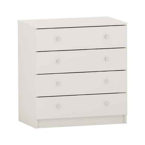 Скрин с четири чекмеджета Arbor №10, Бял