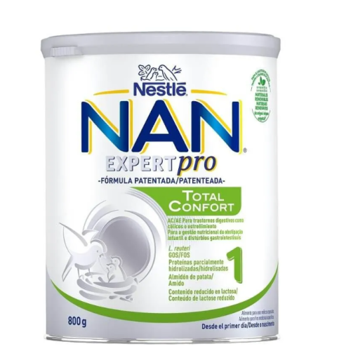 Специализирано мляко за кърмачета с леки храносмилателни проблеми Nestle NAN Expert Total Confort 1 0-6м., 800 гр.
