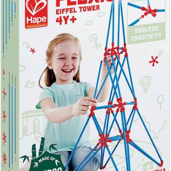 Бамбуков конструктор Hape Flexistix, Айфелова кула, 62 части-qH7OB.jpeg