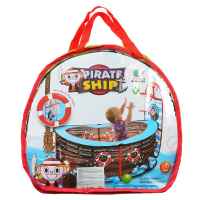 Детска палатка за игра LittleLife, Пиратски кораб с баскетболен кош-qK9G3.jpg