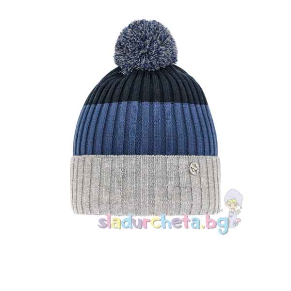 Детска шапка Criss, черен/син/сив-qTLYy.jpeg