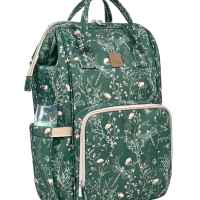 Чанта Kikka Boo Siena Luxe Secret Garden, Deep Green-qUCnO.jpeg